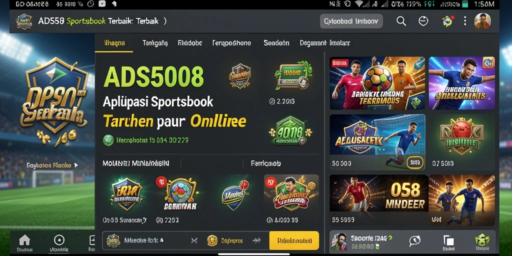 Screenshot utama ADS508 menampilkan antarmuka taruhan yang menarik.