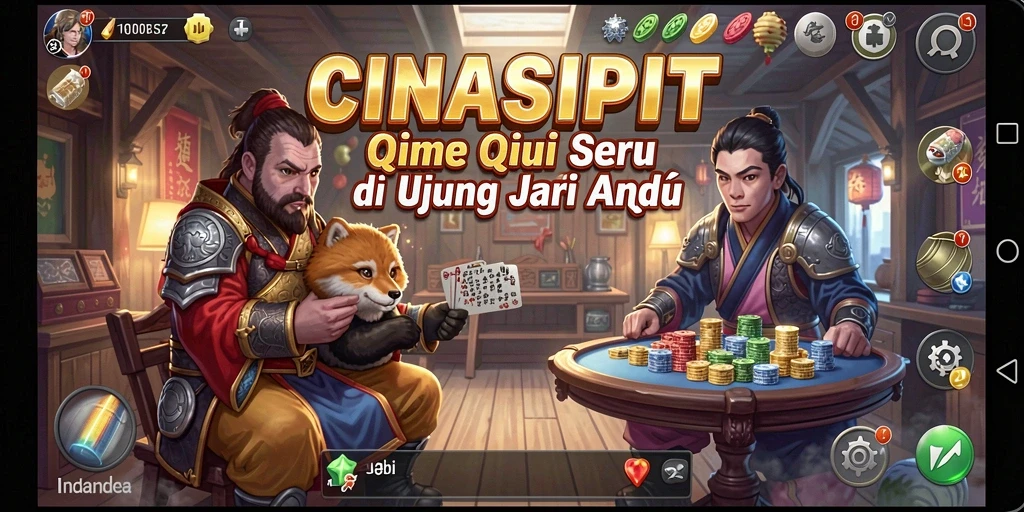 Tangkapan layar gameplay CINASIPIT yang menggugah selera.