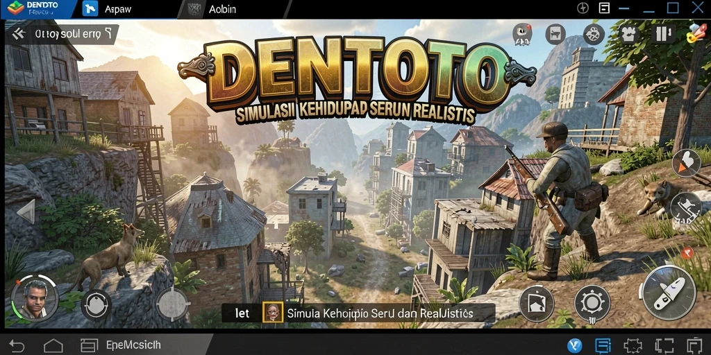 Tampilan gameplay DENTOTO yang seru dan interaktif.