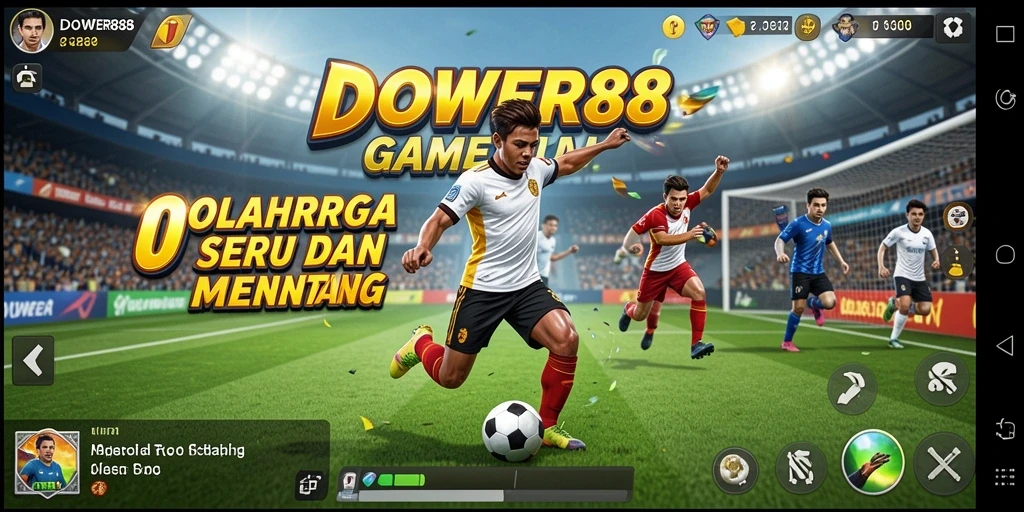 Tampilan gameplay seru di DOWER88 dengan aksi olahraga yang mendebarkan.