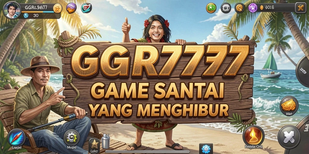 Screenshot GGR7777 menampilkan gameplay yang menghibur dan santai.