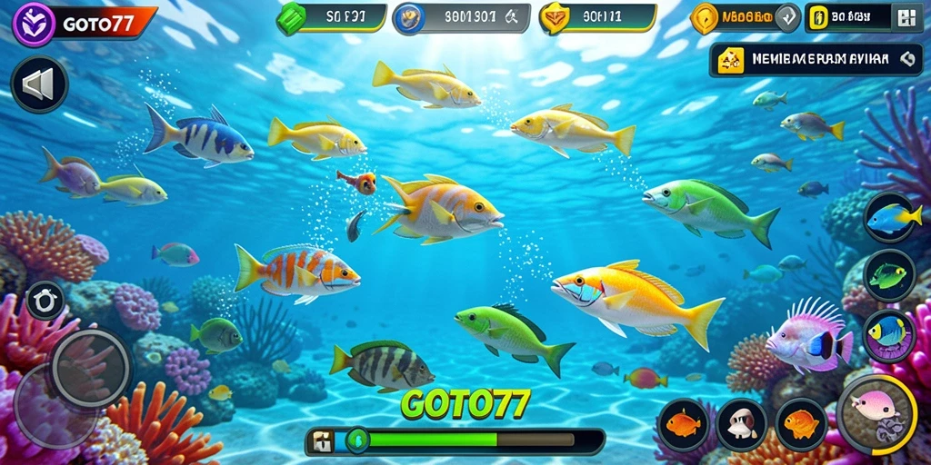 Gameplay seru Tembak Ikan di GOTO77 yang menggugah adrenalin.