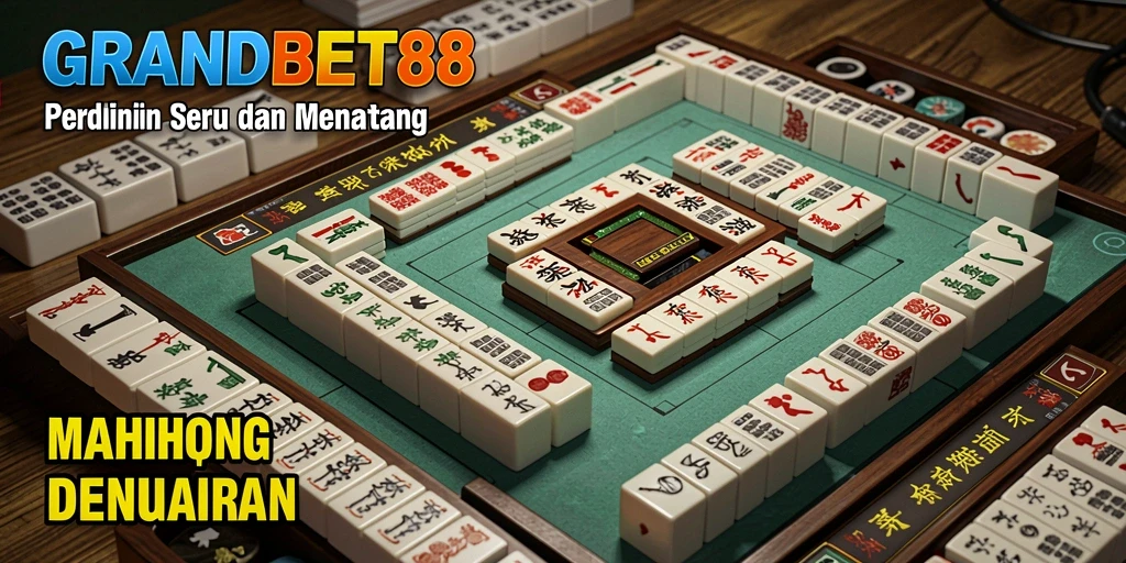 Tangkapan layar gameplay penuh aksi dari GRANDBET88 Mahjong.