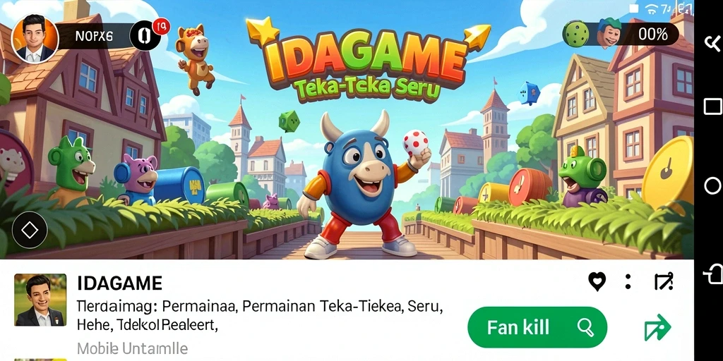 Tampilan gameplay menarik dari IDAGAME dengan berbagai teka-teki seru.