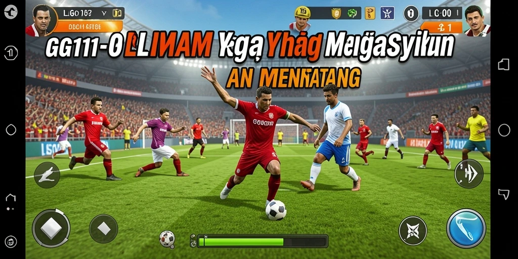 Tampilan menarik dari gameplay LG111 yang menampilkan pertandingan olahraga yang seru.