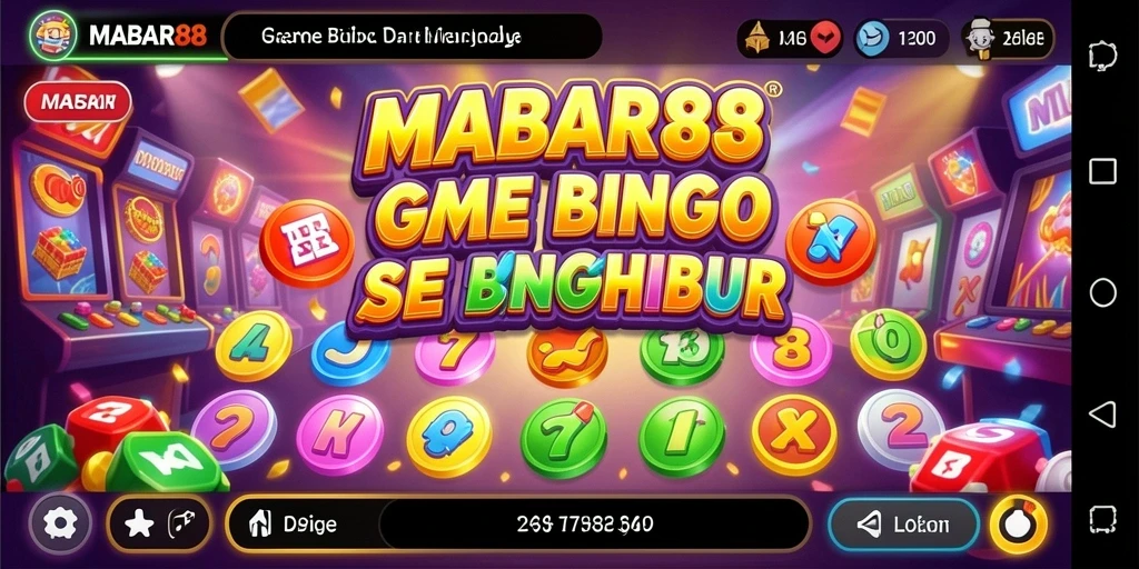 Tampilan gameplay MABAR88 yang penuh warna dan interaktif.