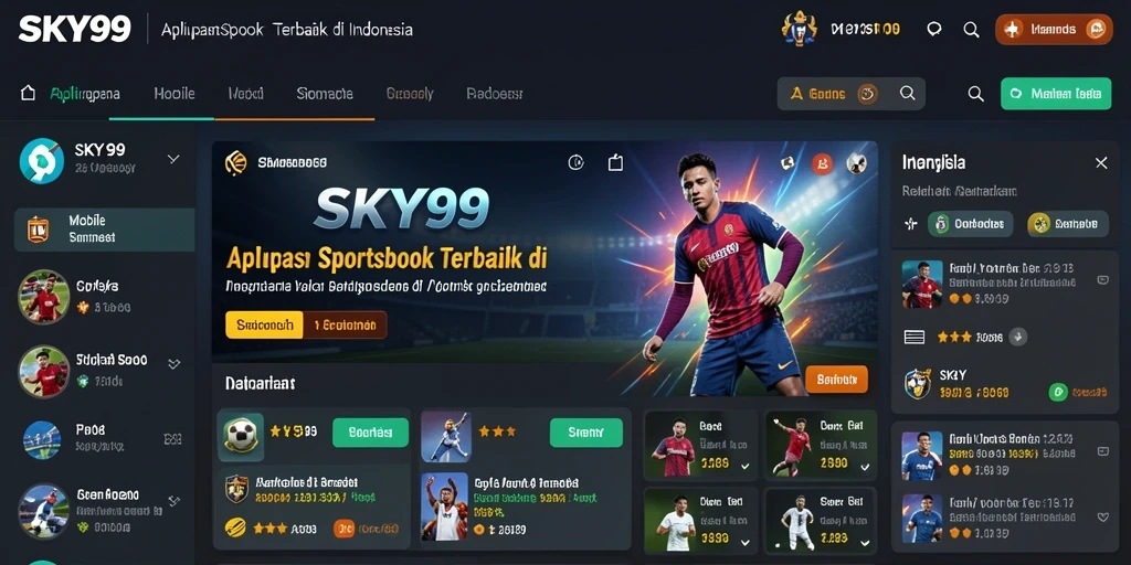 Tangkapan layar utama SKY99 menampilkan pengalaman taruhan Sportsbook yang mendebarkan.